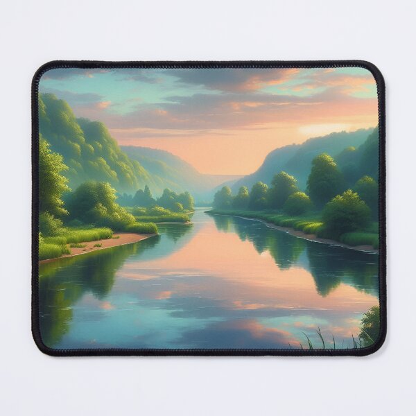 Item preview, Serene River Sunset designed and sold by Fashiospice07.