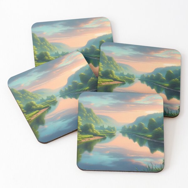 Item preview, Serene River Sunset designed and sold by Fashiospice07.