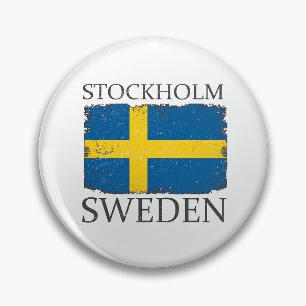 Artikelvorschau, Stockholm Sweden Flag Capital Sweden Stockholm Tourist entworfen und verkauft von farhanhafeez.