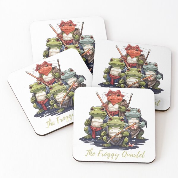 Item preview, The Froggy Quartet designed and sold by Choco Behemoth.