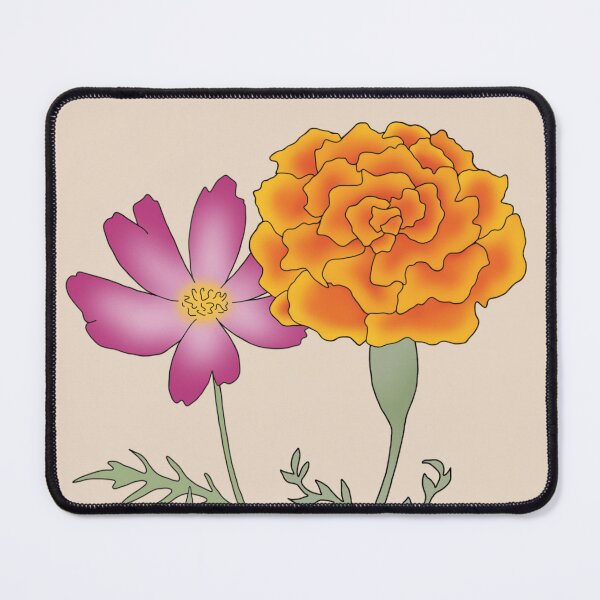 Item preview, October Birth Flowers: Cosmo and Marigold designed and sold by Malena HM.