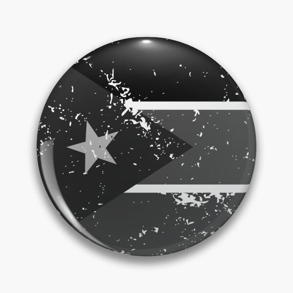 Item preview, South Sudan black and white flag distressed effect designed and sold by Starstacks.