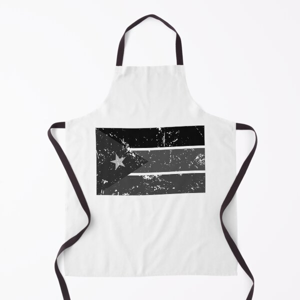 Item preview, South Sudan black and white flag distressed effect designed and sold by Starstacks.