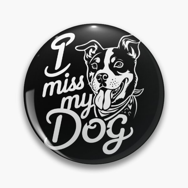 Item preview, I miss my cute dog  designed and sold by cu-animals-te.