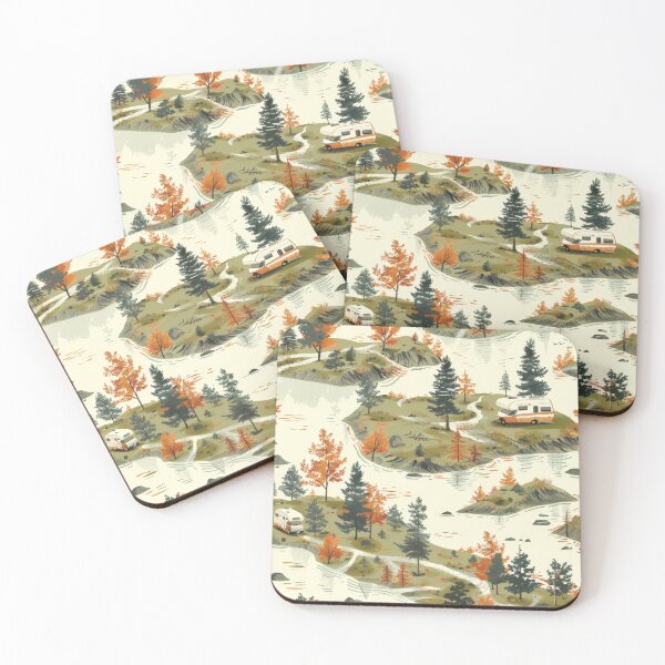 Item preview, Birds-eye view of financial trends blending with the serenity of wilderness camping Incorporate graphic design trends creatively designed and sold by Pattypatt29.