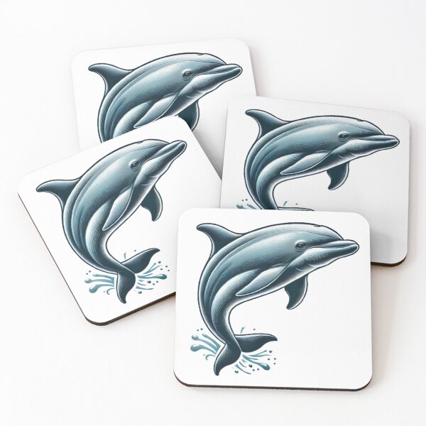 Item preview, Elegant Dolphin Jumping  designed and sold by NattyGe.