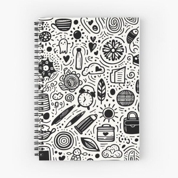 Item preview, Whimsical Everyday Objects Doodle Set designed and sold by UniqueCraftsnCo.