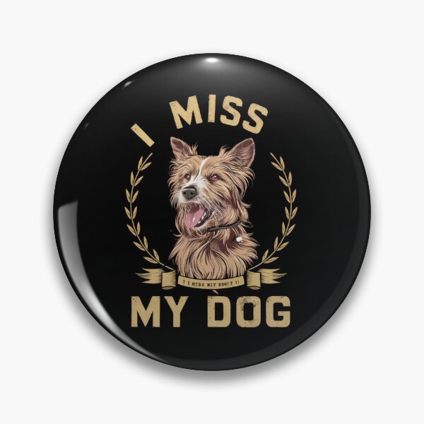 Item preview, I miss my cute dog  designed and sold by cu-animals-te.