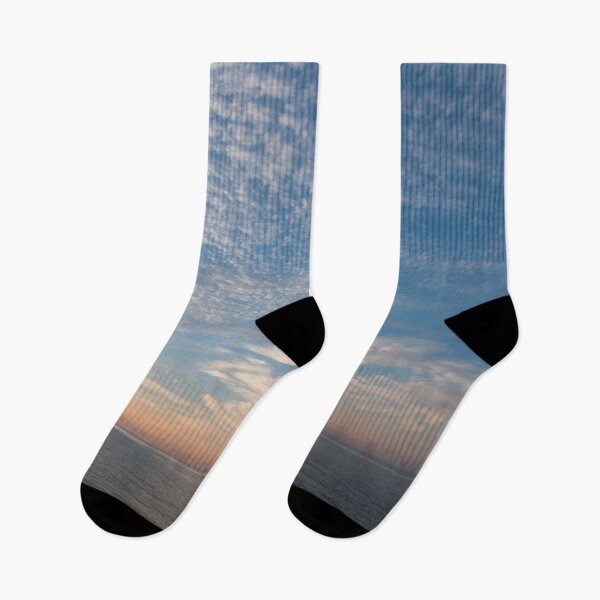 Item preview, Calming Oceanscape with Cloud Puffs designed and sold by Georgia Mizuleva.