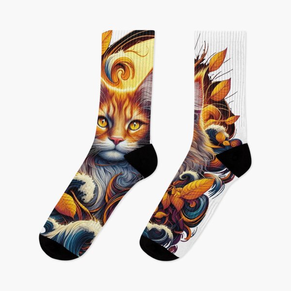 Item preview, Mystical Feline: Abstract Cat Background designed and sold by daruneenok.