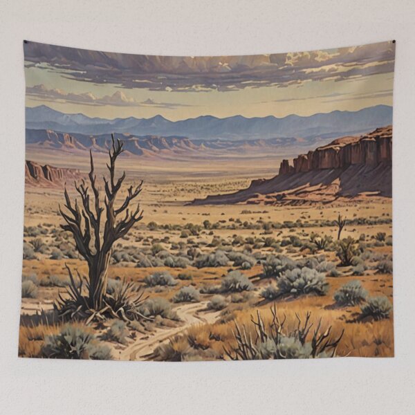 Item preview, Lonely Desert designed and sold by ArtHistoryPrint.