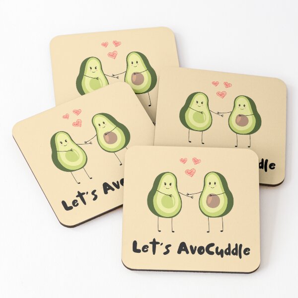 Item preview, Let's Avocuddle Funny Gifts For Healthy Food Lovers And For Vegans designed and sold by DendaArt.