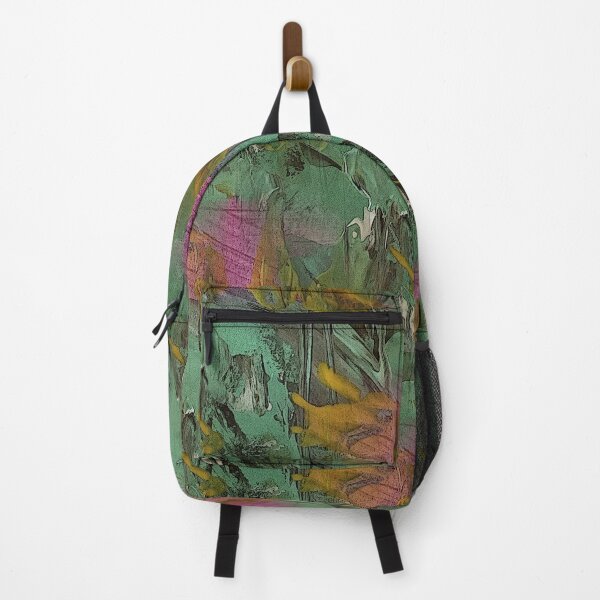 Item preview, Grunge Chaotic Green Abstract Pattern designed and sold by Artistestella.