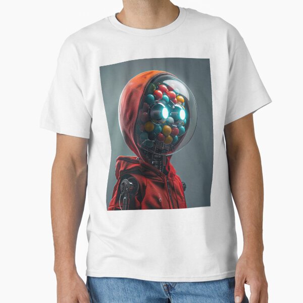 Vista previa del artículo con la obra «robot astronauta», diseñado y vendido por GerstetStore.