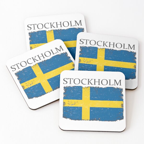 Item preview, Stockholm Sweden Flag Capital Sweden Stockholm Tourist designed and sold by farhanhafeez.