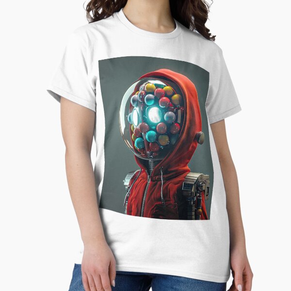 Vista previa del artículo con la obra «robot astronauta», diseñado y vendido por GerstetStore.