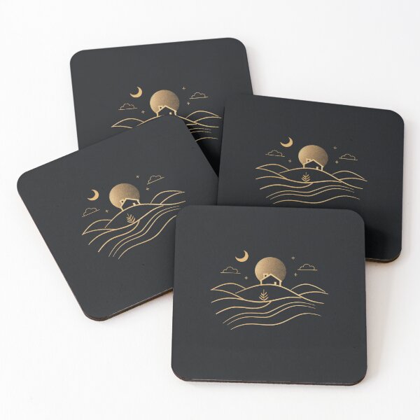 Item preview, Golden Minimalist Rural Life Art - Naive Style designed and sold by nshaltiel.