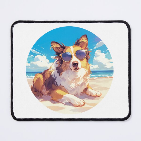 Item preview, Dog at a beach // Cool Dog // Cool Animal // Beach // Chill out // Doggo designed and sold by SMARTKIT DESIGNAGENCY.