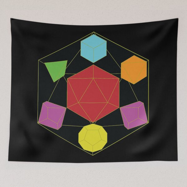 Item preview, Multicolored Dice Set designed and sold by pcarrollwriter.