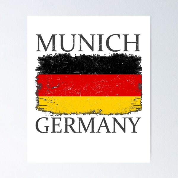 Item preview, Munich Germany Flag Germany Tourist Munich Tourist designed and sold by farhanhafeez.
