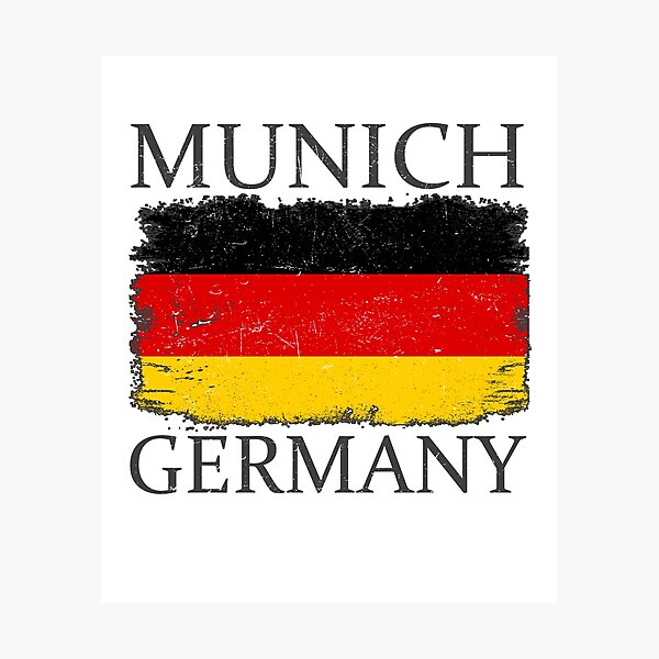 Item preview, Munich Germany Flag Germany Tourist Munich Tourist designed and sold by farhanhafeez.