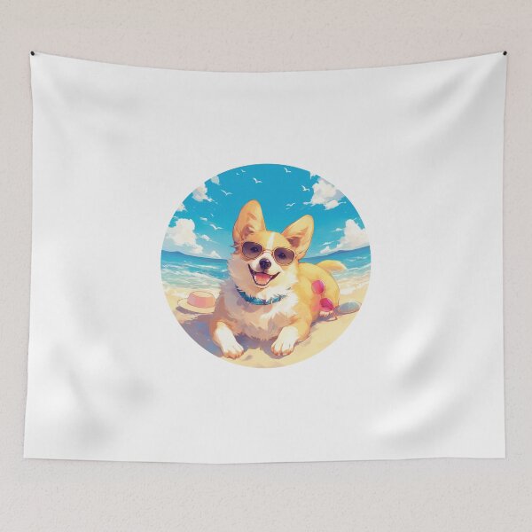 Item preview, Dog at a beach // Cool Dog // Cool Animal // Beach // Chill out // Doggo designed and sold by SMARTKIT  DESIGNAGENCY.
