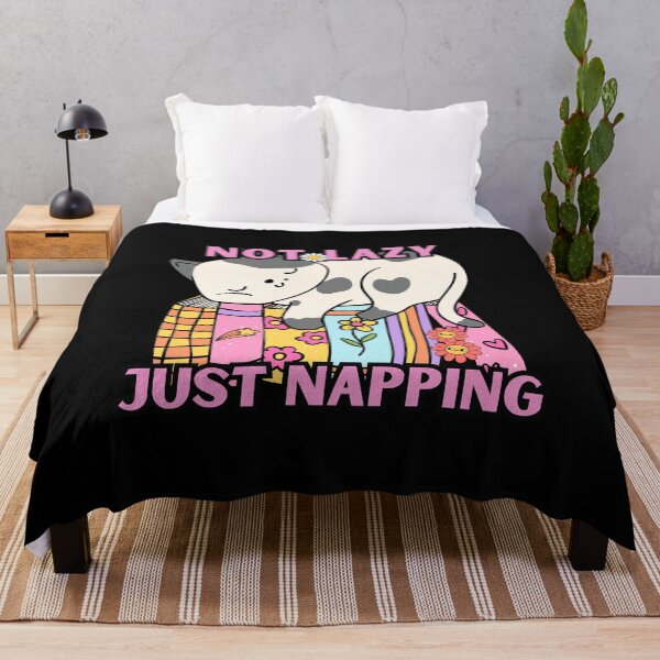 Item preview, Adorable kitten sleeping with phrase designed and sold by AnyMar2023.