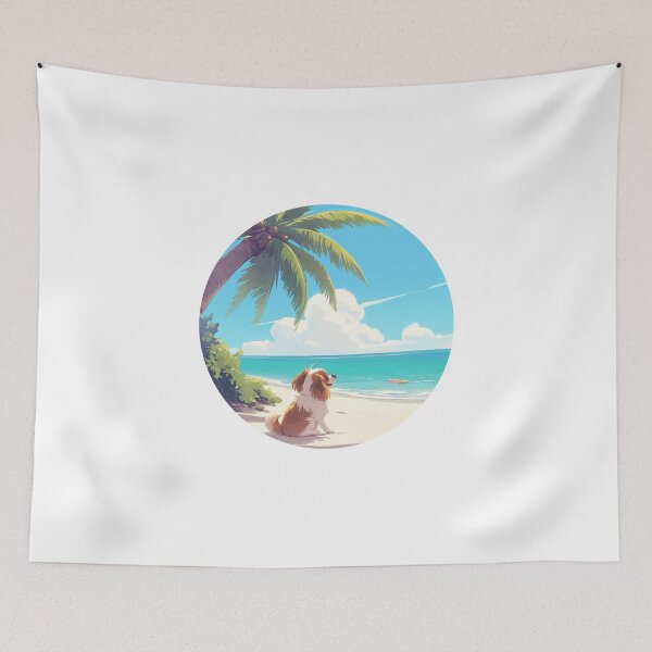 Item preview, Dog at a beach // Cool Dog // Cool Animal // Beach // Chill out // Doggo designed and sold by SMARTKIT  DESIGNAGENCY.