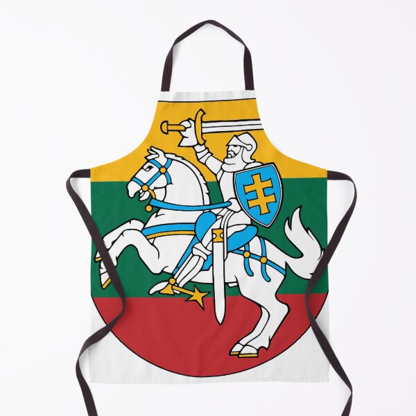 Item preview, The Lithuanian coat of arms with the Lithuanian flag designed and sold by Vetagio.