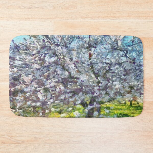Item preview, Spring Almond Blossom Dotted Art 2 designed and sold by taiche.