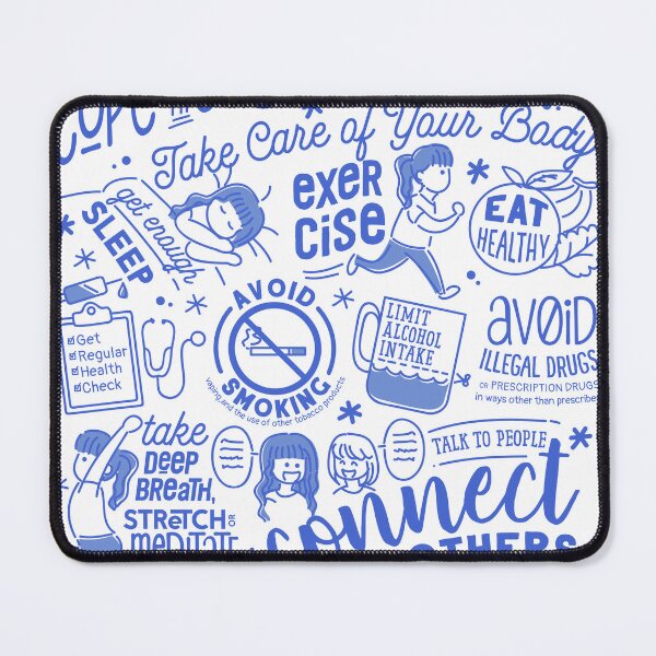 Item preview, Healthy Ways to Cope with Stress Poster designed and sold by Goody Moody.
