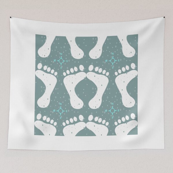 Item preview, Footsteps in the Snow A Maze of Winter Wanderings designed and sold by youme63.