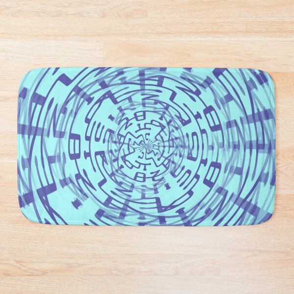 Item preview, Abstract Teal & Purple Subtle Fractal Code designed and sold by SXW Designs.