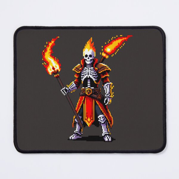 Item preview, Dante Ember: Fire Mage with Flaming Hands and Fiery Staff designed and sold by Ronny-Owiso.