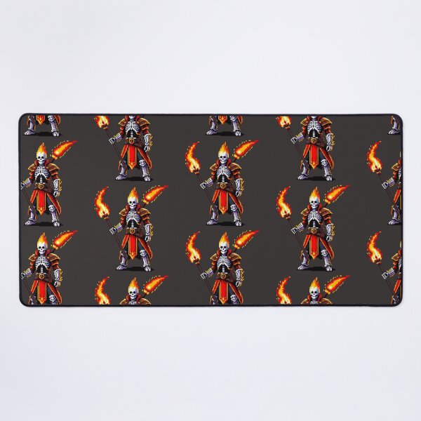 Item preview, Dante Ember: Fire Mage with Flaming Hands and Fiery Staff designed and sold by Ronny-Owiso.