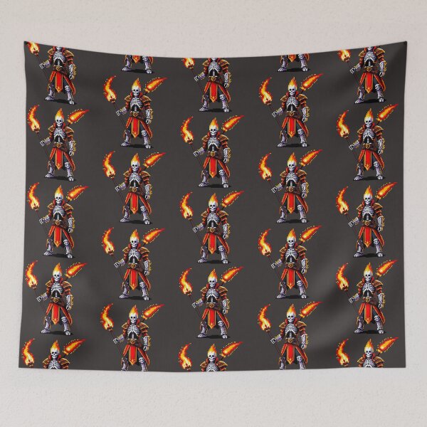 Item preview, Dante Ember: Fire Mage with Flaming Hands and Fiery Staff designed and sold by Ronny-Owiso.