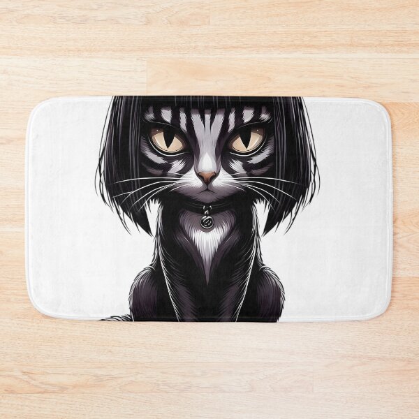 Item preview, Cat Mia Wallace Isn't it more fun when you don't have permission? Pulp Fiction designed and sold by Anarmoth.