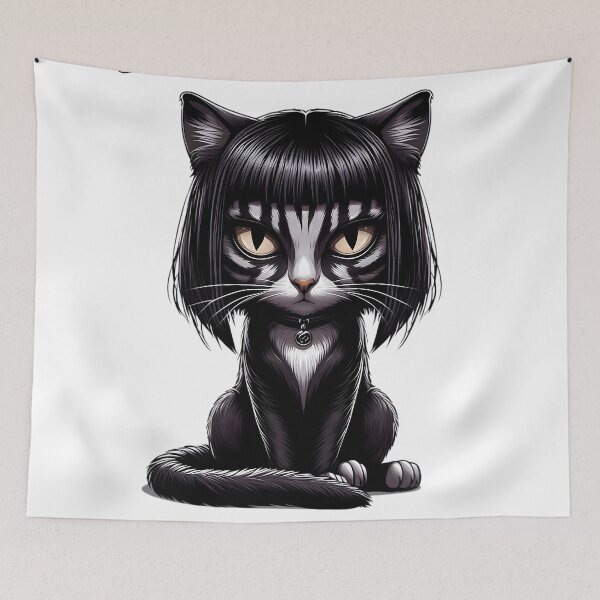 Item preview, Cat Mia Wallace ¿No es más divertido cuando no tienes permiso? Ficción pulpa designed and sold by Anarmoth.