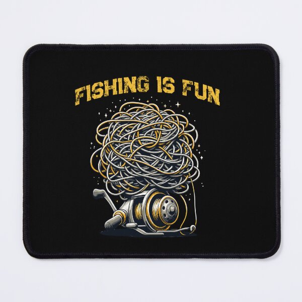 Item preview, Fishing Is Fun Bird's Nest Funny Trendy Art designed and sold by Dressed For  Duty.