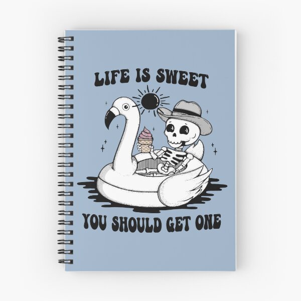 Item preview, Life is sweet you should get one - Funny skeleton designed and sold by Lorena Tiana.