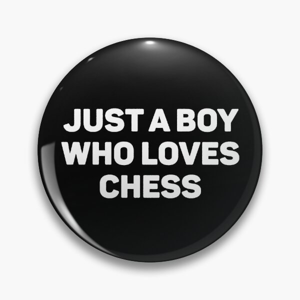 Item preview, Just a Boy Who Loves Chess designed and sold by RareBunny.