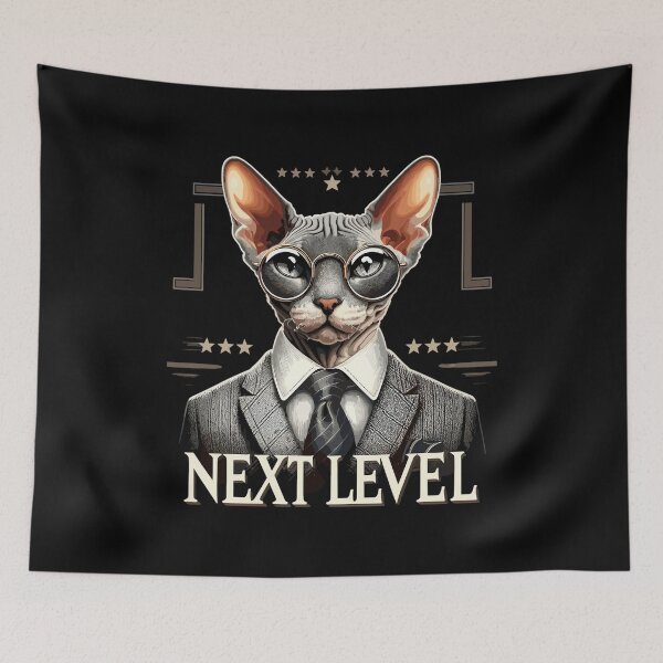 Item preview, Cornish Rex Suit Next Level Cat Gift designed and sold by Pineapple-Tree.