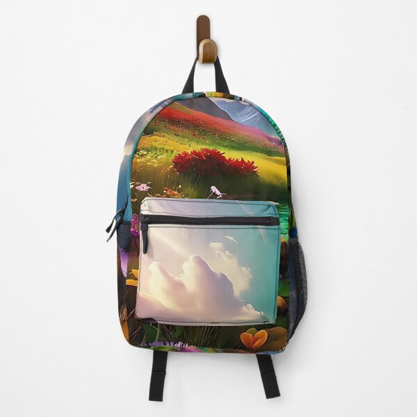 Item preview, Stream running through a flower meadow designed and sold by PixelParadies.
