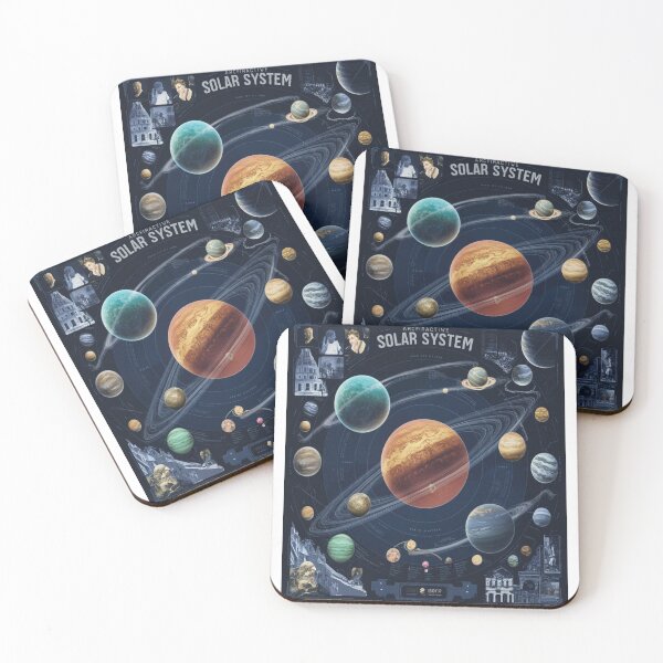 Item preview, “Exploring the Wonders: A Visual Guide to Our Solar System” designed and sold by merve02shop.