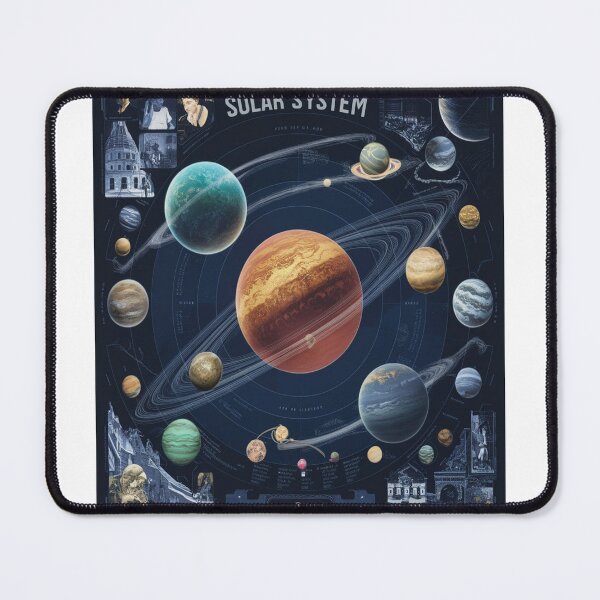 Item preview, “Exploring the Wonders: A Visual Guide to Our Solar System” designed and sold by merve02shop.