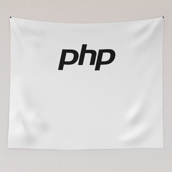 Item preview, PHP Black & White Language Logo Sweatshirt designed and sold by Rainwater Merch.