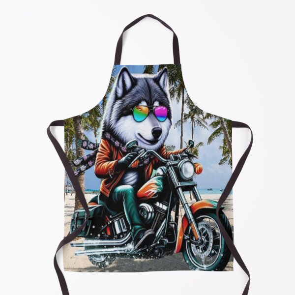 Item preview, The wild wolf: How he conquers the beach on his Harley designed and sold by FotoworldEdel.
