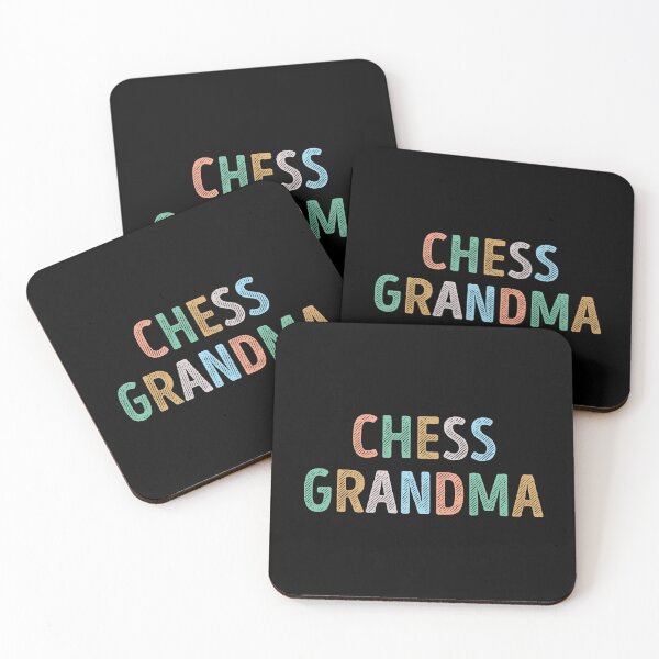 Artikelvorschau, Bunte Typografie Schach Oma entworfen und verkauft von RareBunny.