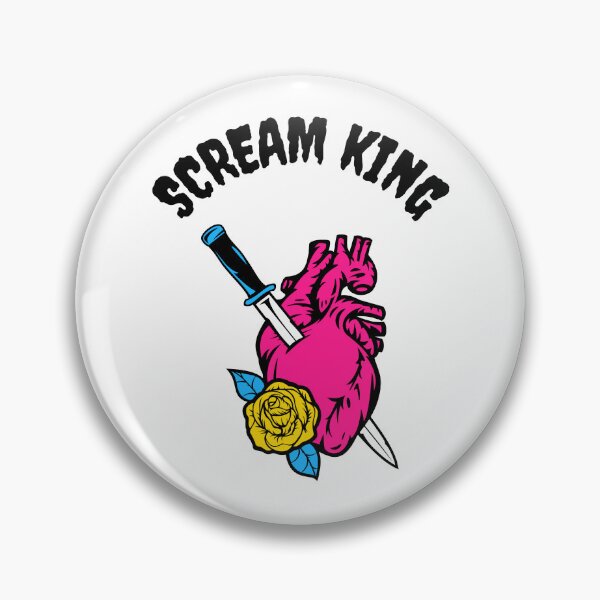 Item preview, Scream King - Horror - Pride - Pansexual designed and sold by finalnbi.