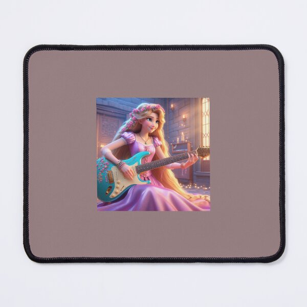 Item preview, Rockstar Princess with Electric Guitar designed and sold by choder61.
